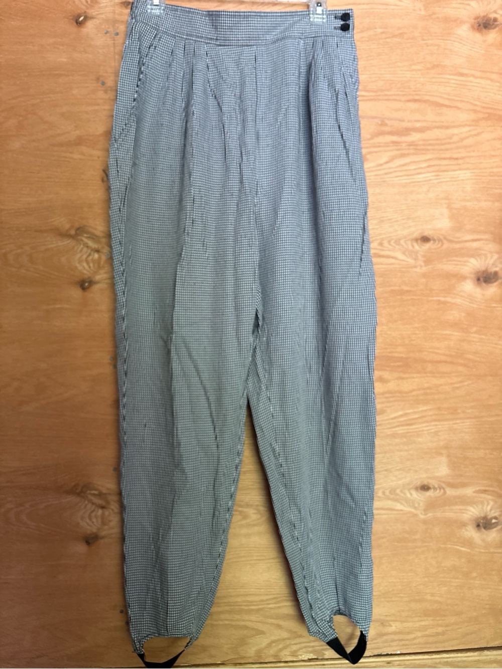 Vintage Counterparts Black & White Stirrups Pants